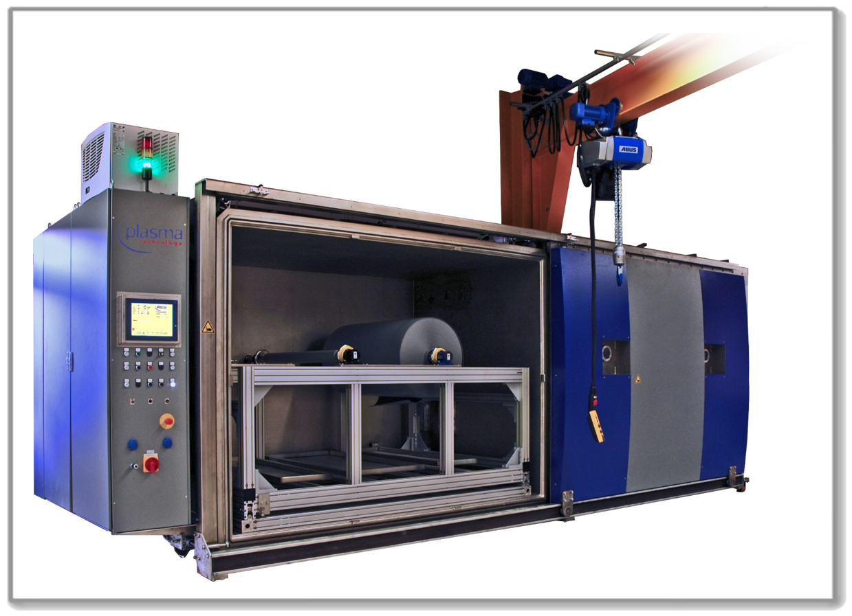 Industrie Plasmaanlage für die Produktion, PlasmaActivate 8200 r2r